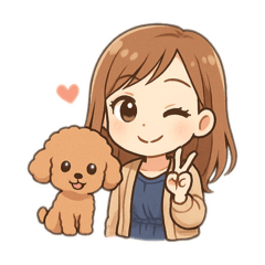 [LINEスタンプ] 恵那チャンとママ