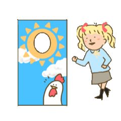 [LINEスタンプ] 動くみのりちゃん。 