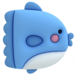 [LINEスタンプ] 【3D】ぷっくり省スペース【海の生き物】