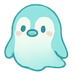 [LINEスタンプ] 幽霊ペンギン 月門パレード