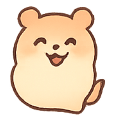 [LINEスタンプ] 幽霊ハムスター 月門パレード