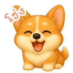 [LINEスタンプ] わんで伝えるコーギー TH 