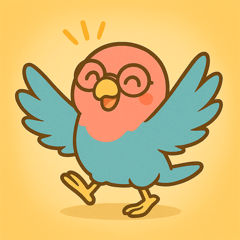 [LINEスタンプ] ブラジル語とインコのピンジーニョ