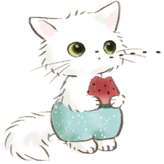 [LINEスタンプ] ドールな猫たちのスタンプ✳︎夏✳︎
