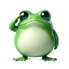 [LINEスタンプ] カエルは今日は誰とも会いたくない