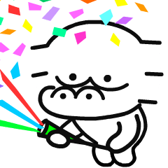 [LINEスタンプ] 無表情猿 