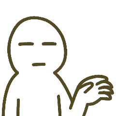 [LINEスタンプ] [アレンジ用]スケスケ透明人間 線画