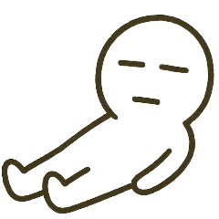 [LINEスタンプ] [アレンジ用]シンプルに白い人