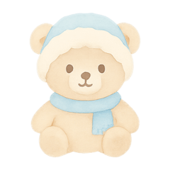 [LINEスタンプ] パステル季節だより(冬編)