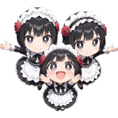 [LINEスタンプ] メイドですが、なにか？