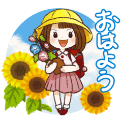 [LINEスタンプ] 組み立て済み！☆スクールガールズ 2