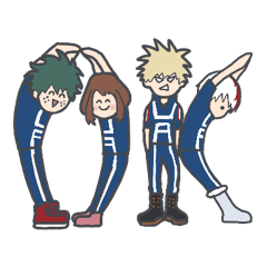 [LINEスタンプ] ヒロアカ ゆるかわ日常会話スタンプ2