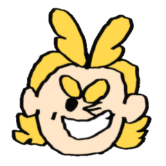 [LINEスタンプ] オールマイトの顔スタンプ2