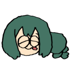 [LINEスタンプ] 梅雨ちゃんの顔スタンプ