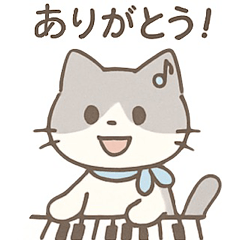 [LINEスタンプ] ゆるっと音楽隊  〜ピアノネコの日常〜