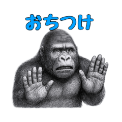 [LINEスタンプ] gorigoriのゴリラスタンプ2