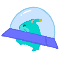 [LINEスタンプ] 宇宙人ハムスター fetchpriority=high