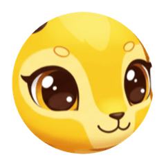 [LINEスタンプ] ガゼル黄色い生き物プレミアムカプセルトイ