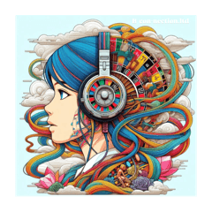 [LINEスタンプ] 天空少女