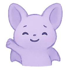 [LINEスタンプ] 幽霊コウモリ 月門パレード