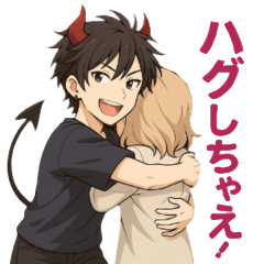 [LINEスタンプ] バリア無視系☆バグり悪魔たち
