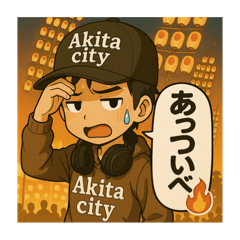 [LINEスタンプ] ゆるっと秋田弁スタンプ ⭐️