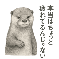 [LINEスタンプ] 繊細さんのためのリアル動物スタンプ
