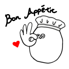 [LINEスタンプ] いただきます！たまごちゃん