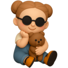 [LINEスタンプ] 3d！ゆるっとね、ゆるっと