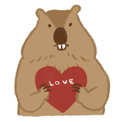 [LINEスタンプ] ゆるめなマーモット
