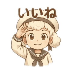 [LINEスタンプ] 白いトイプードルの男の子