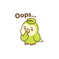 [LINEスタンプ] コザクラインコpistàcchioの日常2