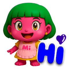 [LINEスタンプ] みぃーちゃんの楽しい日常