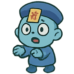[LINEスタンプ] ちび幽霊 提灯ダンス