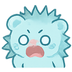 [LINEスタンプ] ガラスぐまBearyの情緒パレード