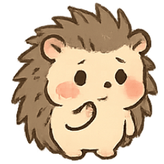 [LINEスタンプ] 泣き虫ハリネズミのポキ