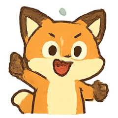 [LINEスタンプ] テンパりキツネのコミ