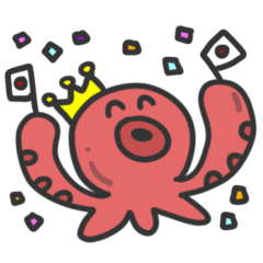 [LINEスタンプ] 日常タコ王子