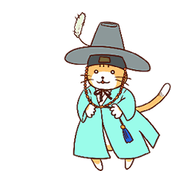[LINEスタンプ] サット猫 (ANI)(KOR)