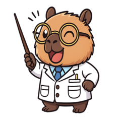 [LINEスタンプ] カピバラ先生【日常編】
