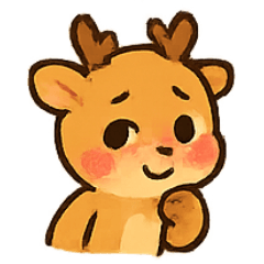 [LINEスタンプ] うるうる子ジカ ルル