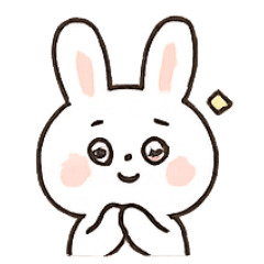 [LINEスタンプ] ふわふわうさぎのリアクションパレード