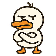 [LINEスタンプ] ツンデレアヒルWakuの態度パレード