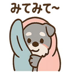 [LINEスタンプ] こもりシュナのぬくぬくリアクション