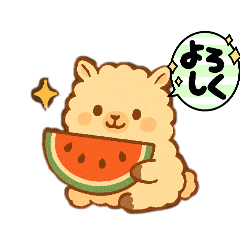 [LINEスタンプ] 每日使いやすいスタンプ 可愛い動物 夏ver