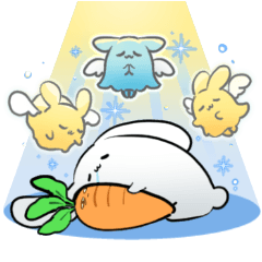 [LINEスタンプ] 気疲れうさぎ Vol.3