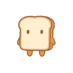 [LINEスタンプ] トースト忍者の日常アニメ 