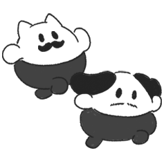 [LINEスタンプ] こじらせ喫茶ヲトナのメッセージスタンプ1