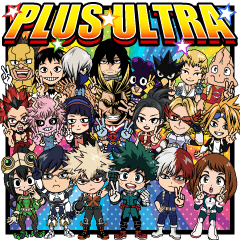 [LINEスタンプ] プルスウルトラ！ヒロアカ 1年A組スタンプ