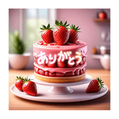 [LINEスタンプ] ❤️美味しいケーキ❤️ドーナツ❤️スタンプ